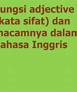 Apakah Adjective Kata Sifat